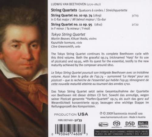Beethoven: String Quartets Nos. 10 & 11  - slide-1