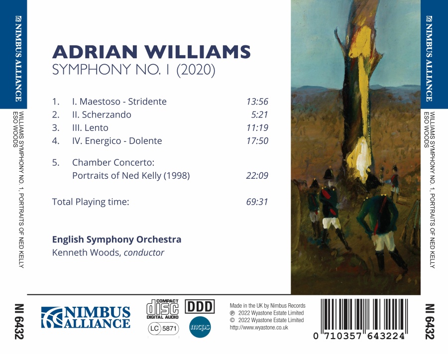 Williams: Symphony No. 1, Chamber Concerto - slide-1