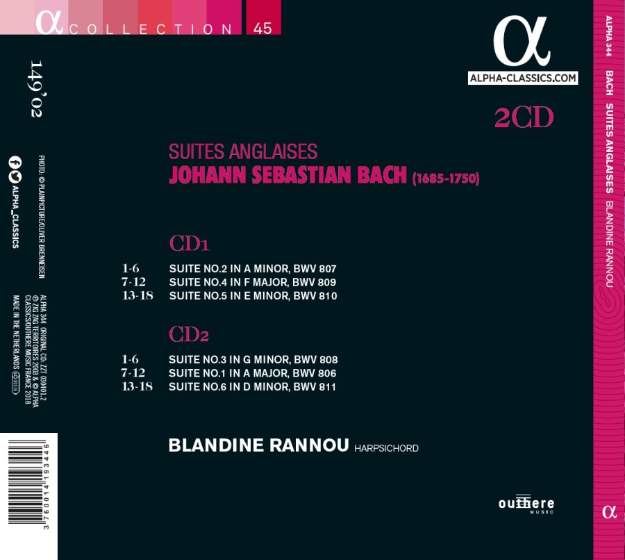 Bach: Suite anglaises - slide-1