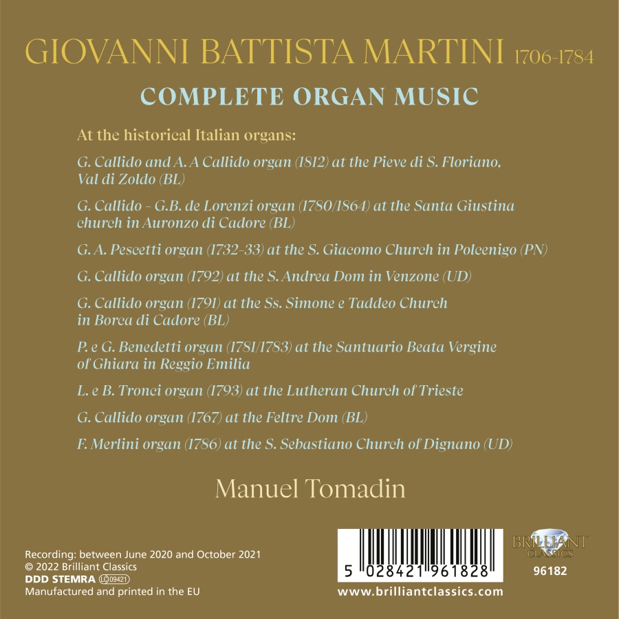 Martini: Complete Organ Music - slide-1