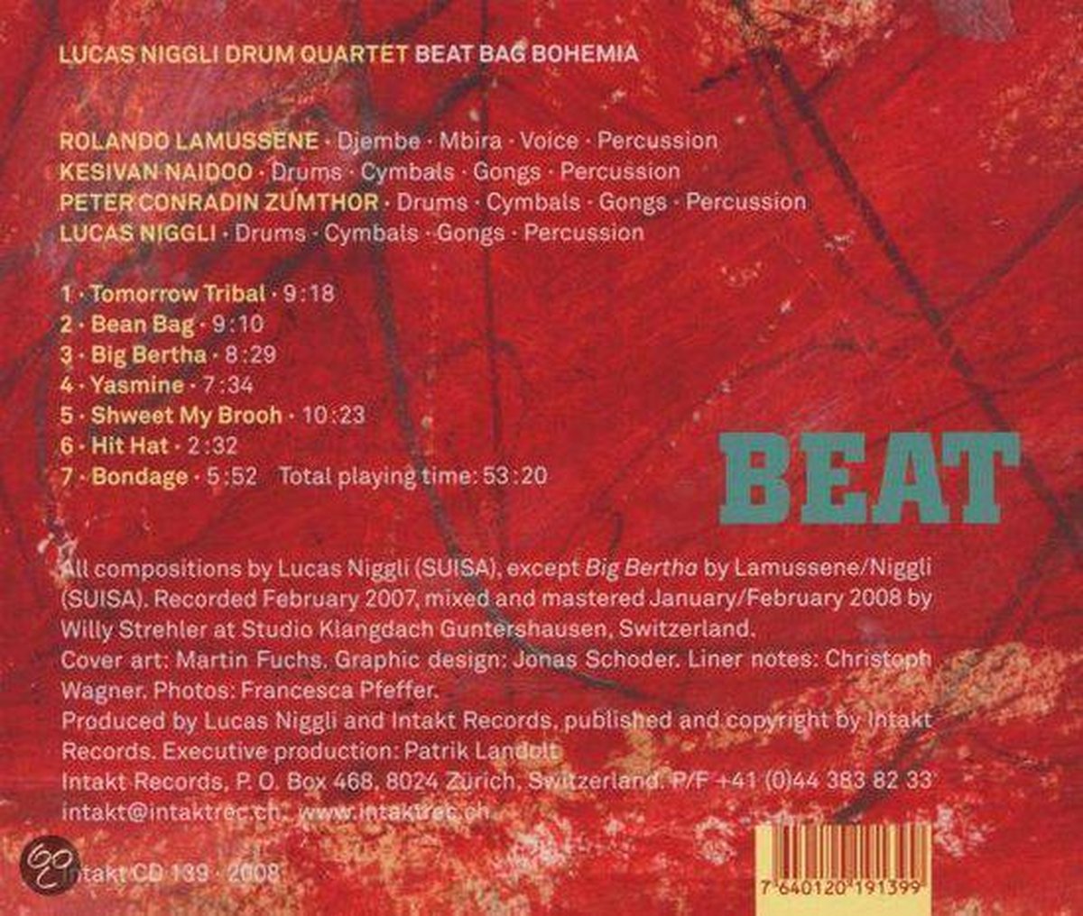 Lucas Niggli: Beat Bag Bohemia - slide-1