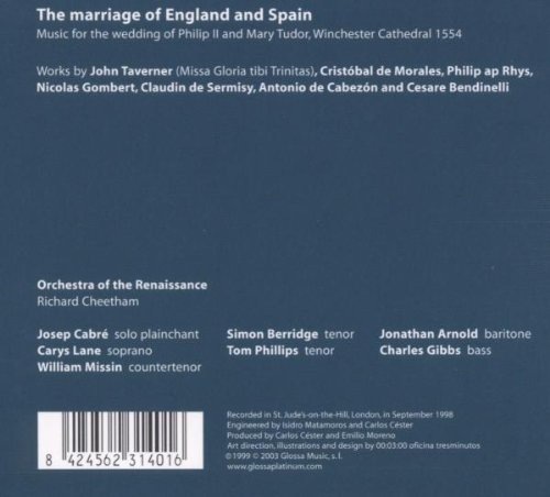 The Marriage of England and Spain: Cabezone, Morales, Gombert, Taverner - slide-1