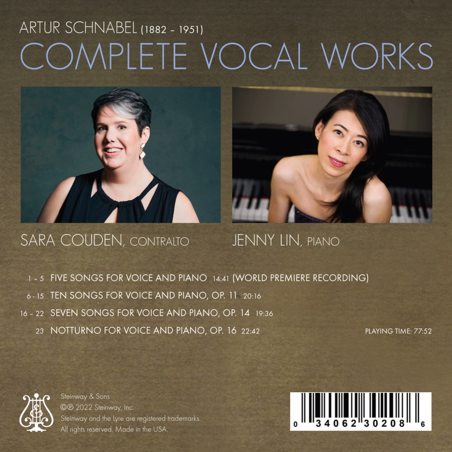 Schnabel: Complete Vocal Works - slide-1