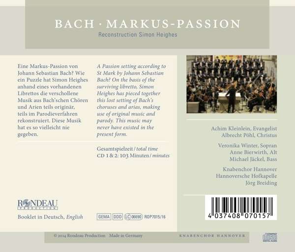 Bach: Markus-Passion - slide-1