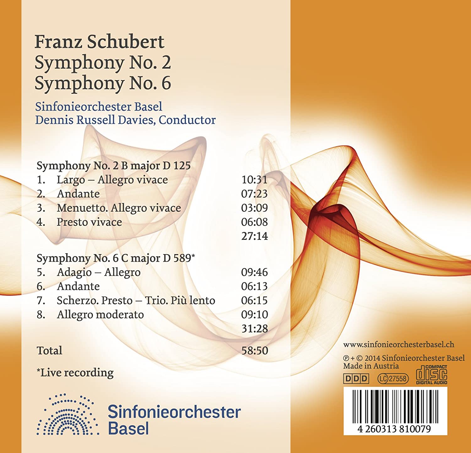 Schubert: Symphony No. 2 & No. 6 - slide-1