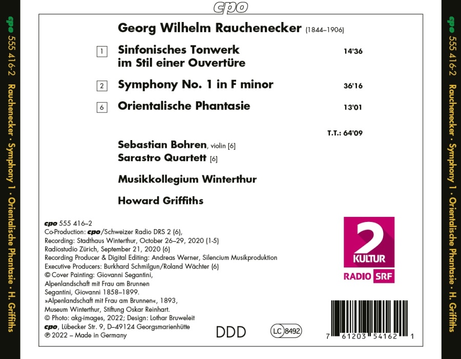 Rauchenecker: Symphony No. 1; Orientalische Phantasie - slide-1