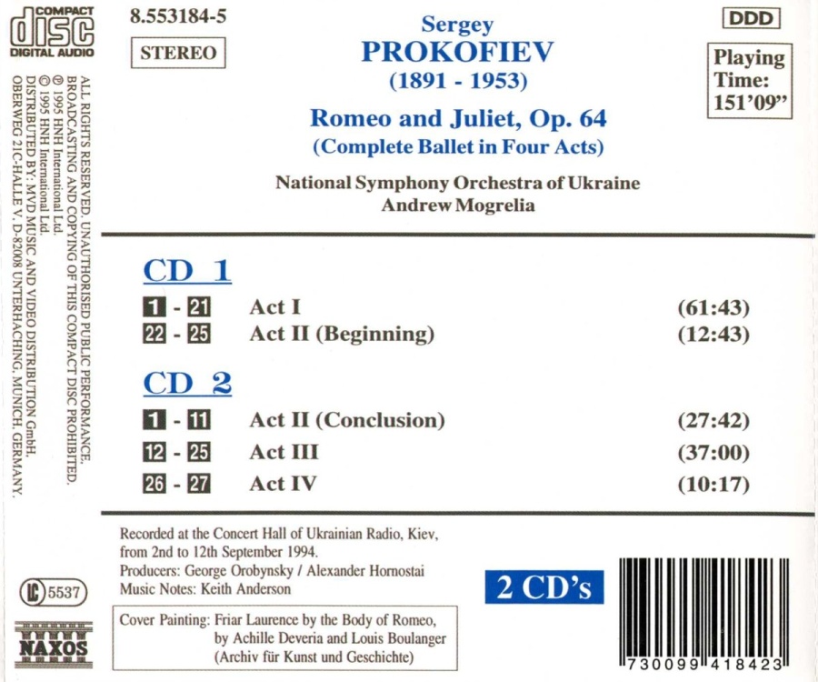 PROKOFIEV: Romeo and Juliet (Complete Ballet) - slide-1