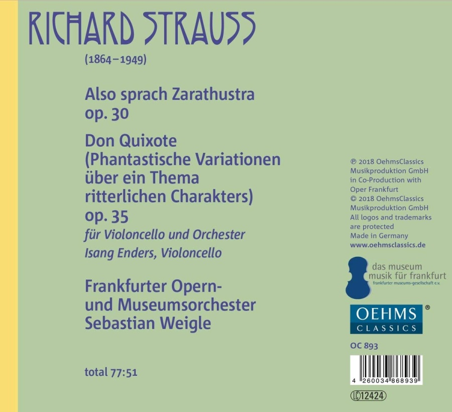 Strauss: Also sprach Zarathustra; Don Quixote - slide-1