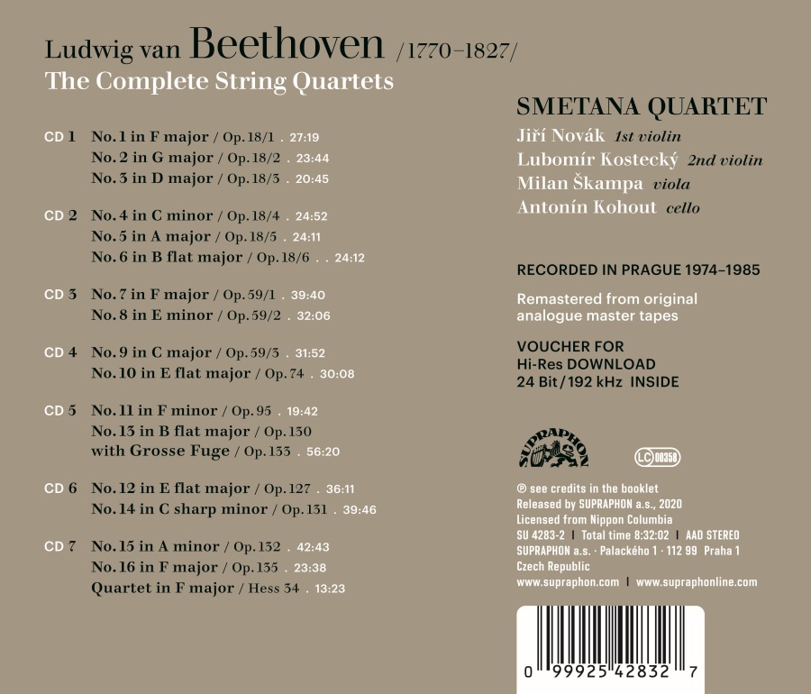 Beethoven: The Complete String Quartets - slide-1