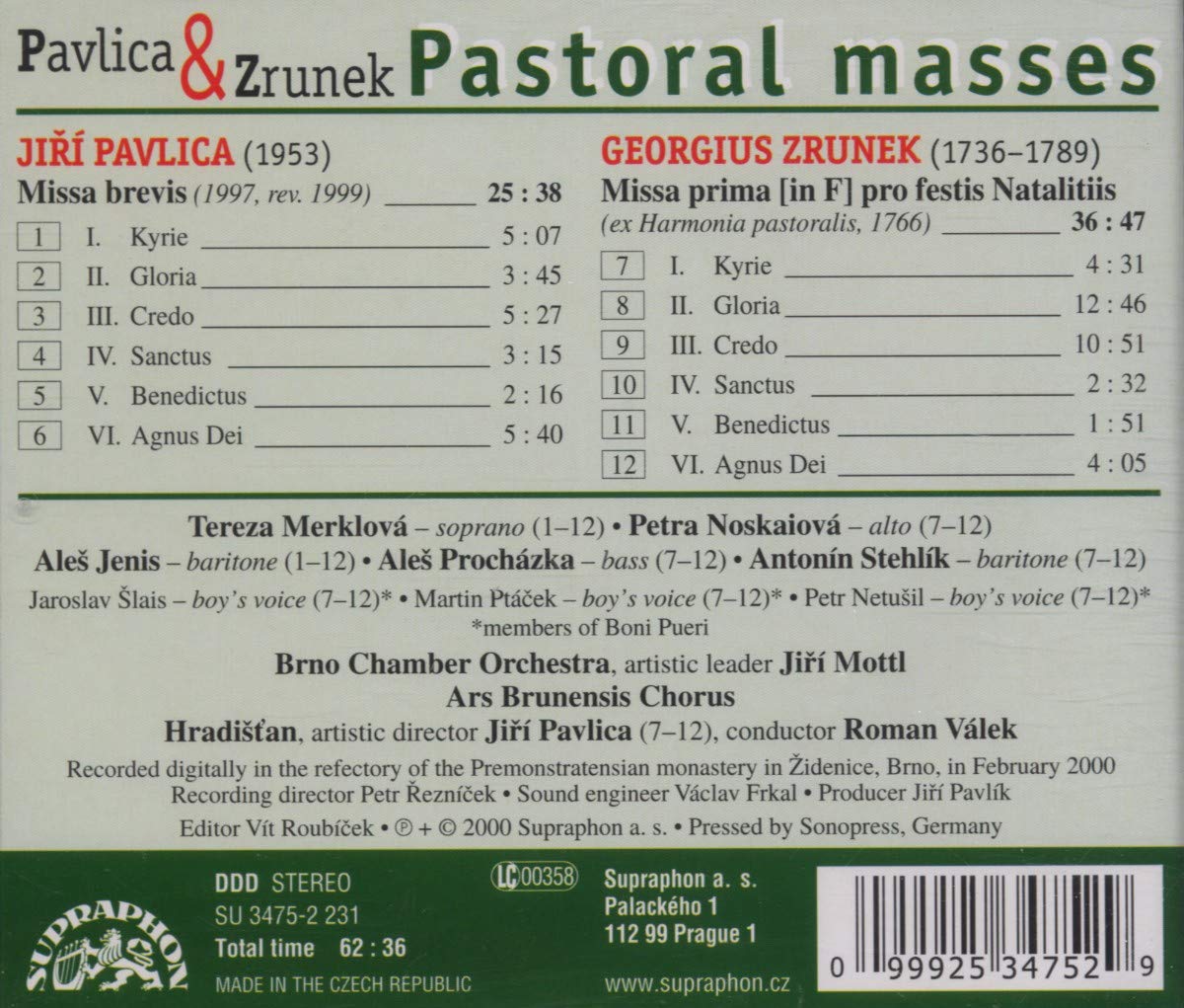 Zrunek: Missa Prima pro Festis Natalitiis - slide-1