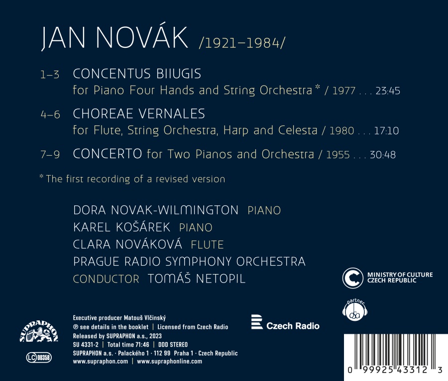 Novák: Concertos - slide-1