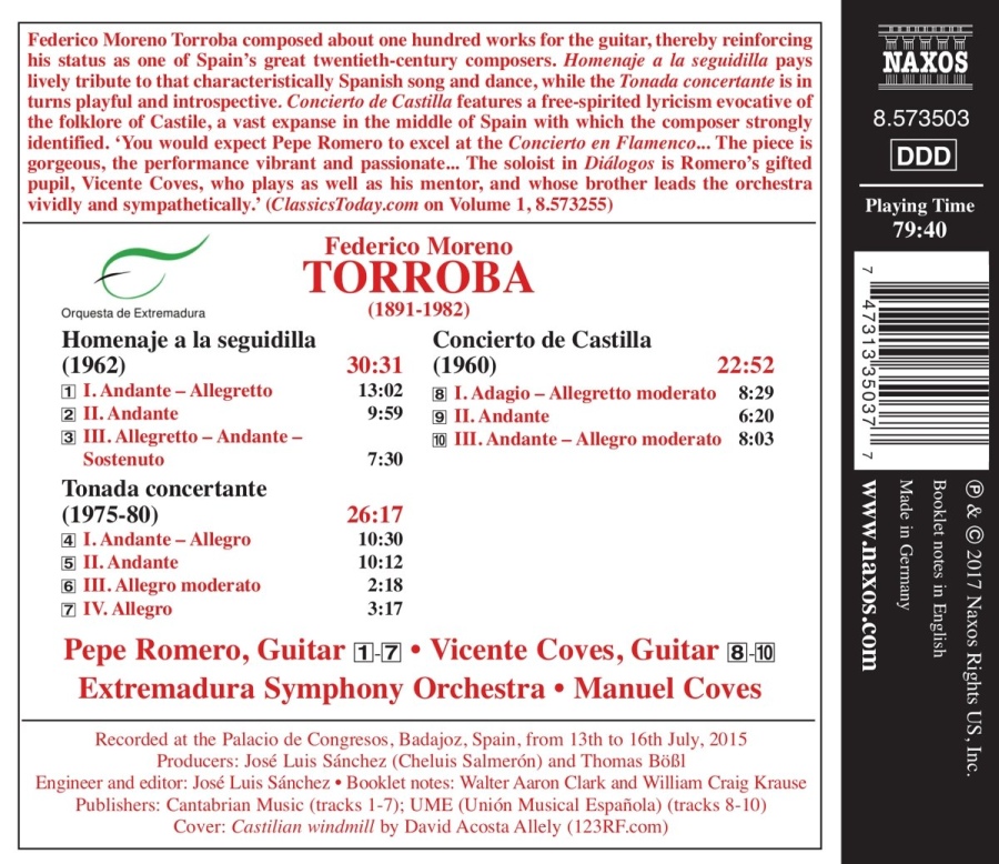 Torroba: Guitar Concertos Vol. 2 - slide-1