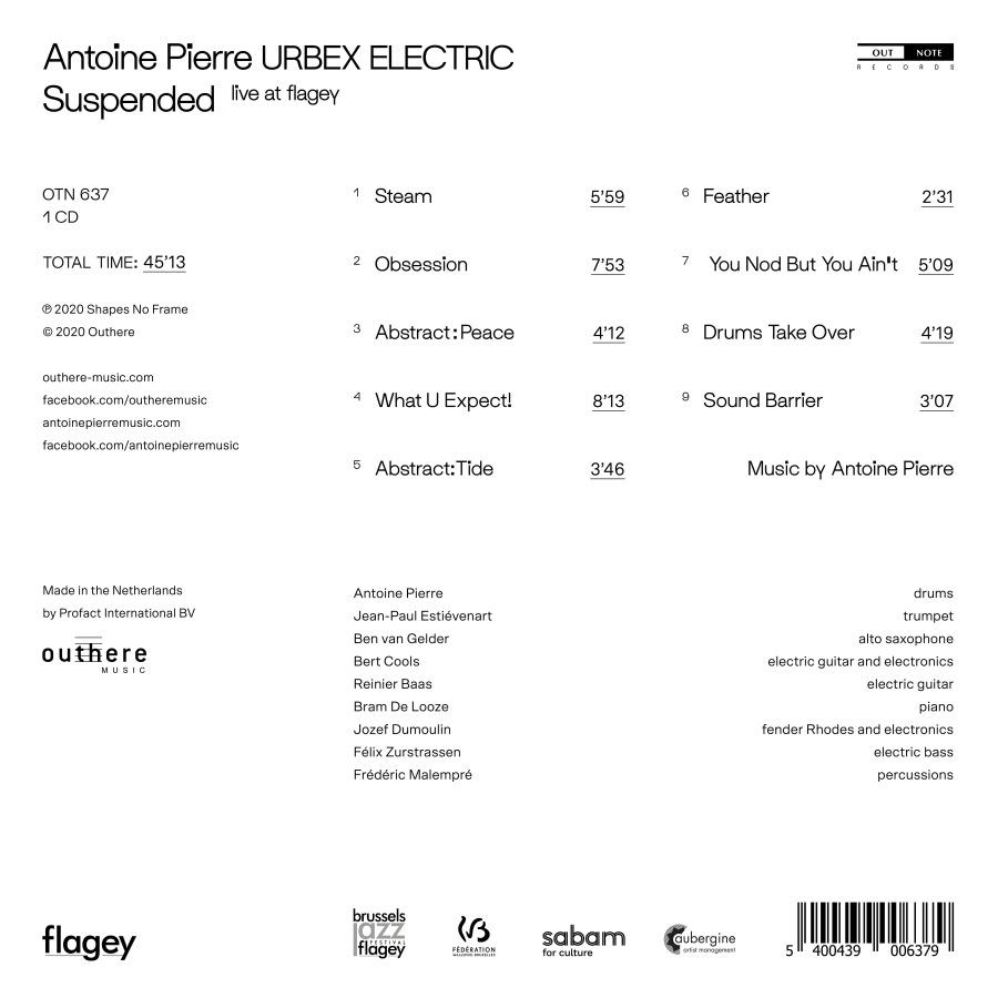 Antoine Pierre/Urbex Electric: Suspended (Live at Flagey) - slide-1