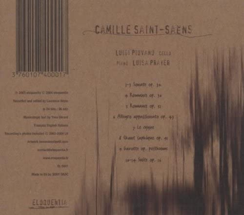 Saint-Saens: Works for Cello & Piano - slide-1