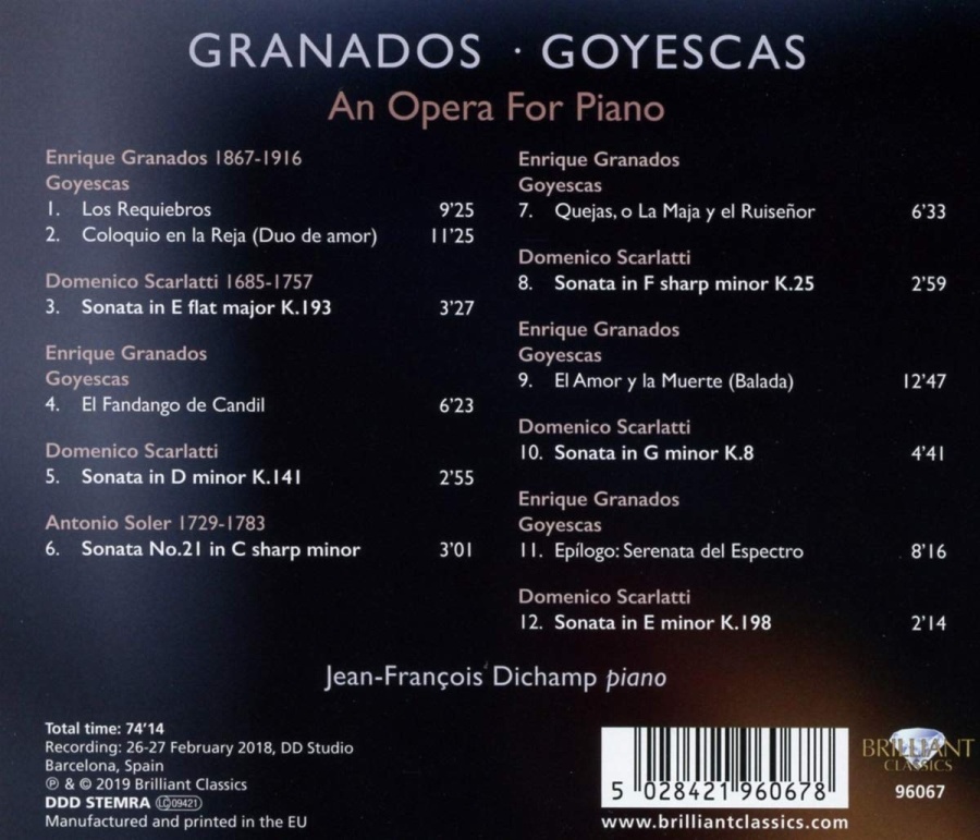 Granados: Goyescas, an Opera for Piano - slide-1