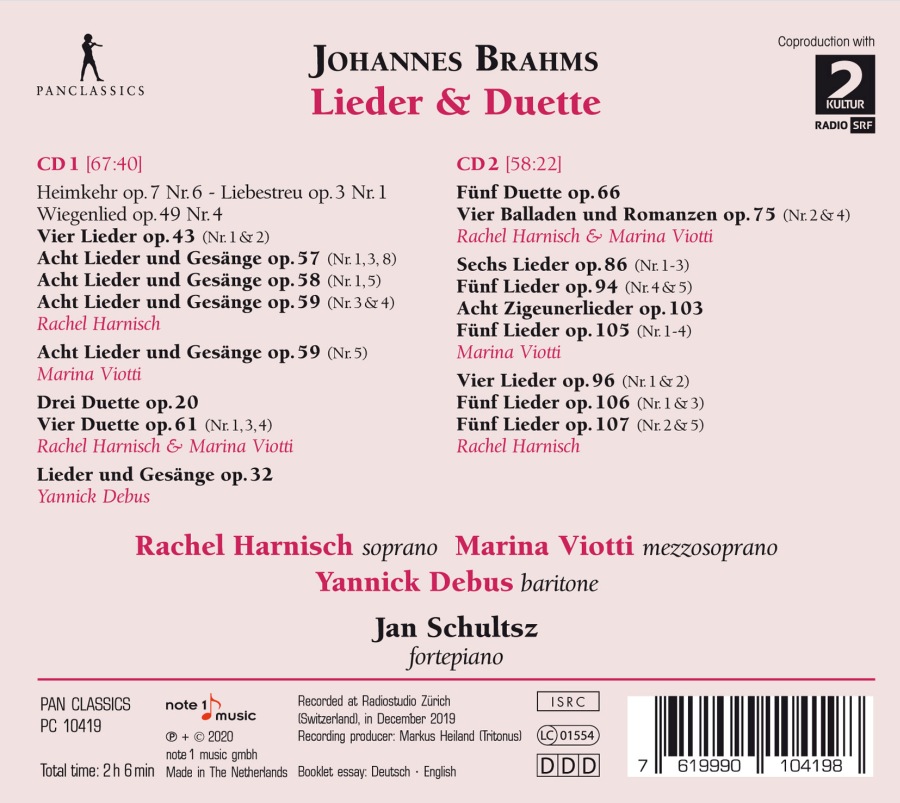 Brahms: Lieder & Duette - slide-1