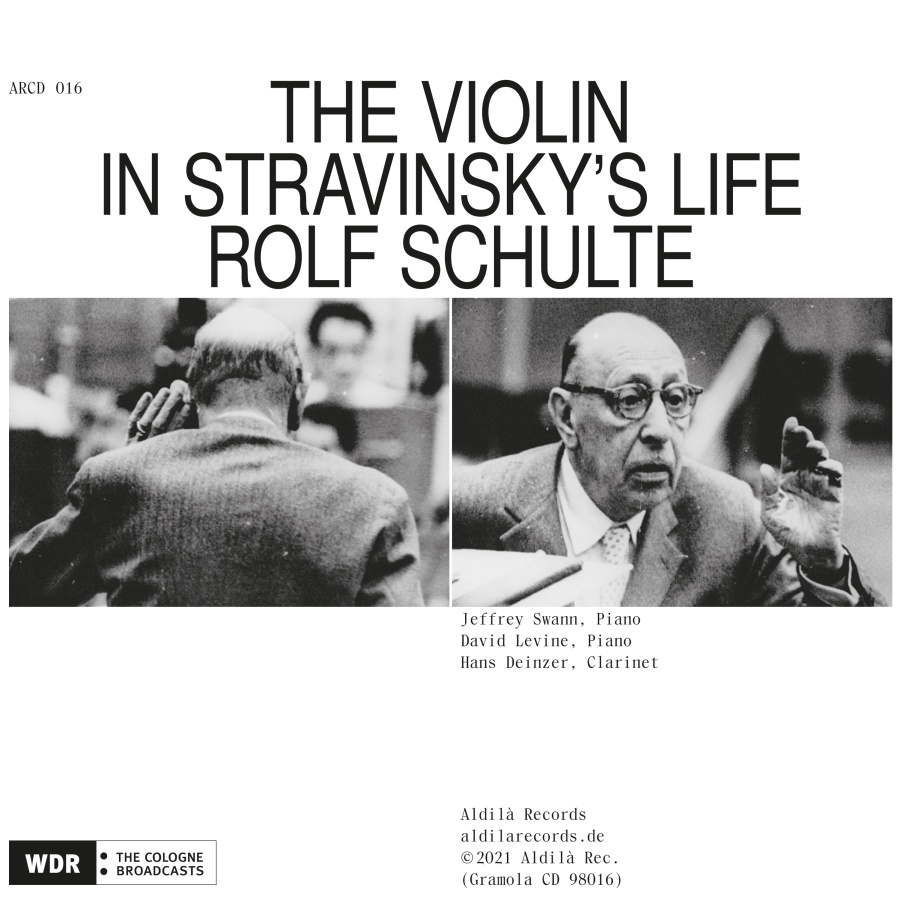 The Violin in Stravinsky's Life