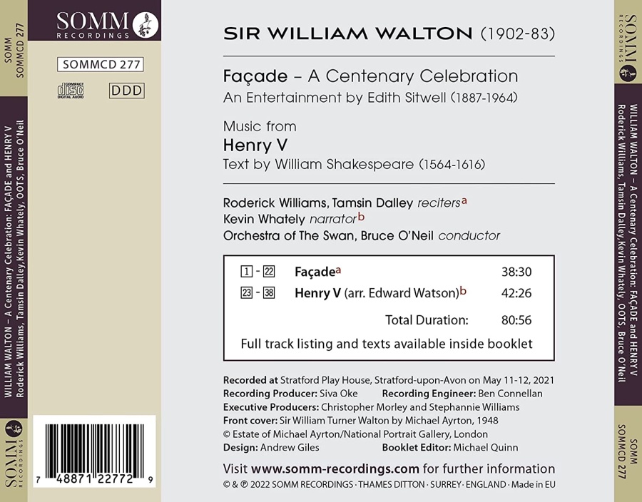 Walton: Facade; Henry V - slide-1
