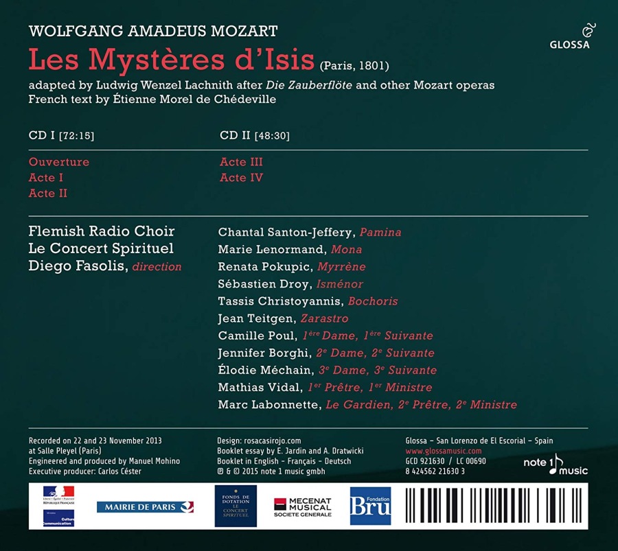 Mozart / Lachnith: Les Mysteres d'Isis - slide-1