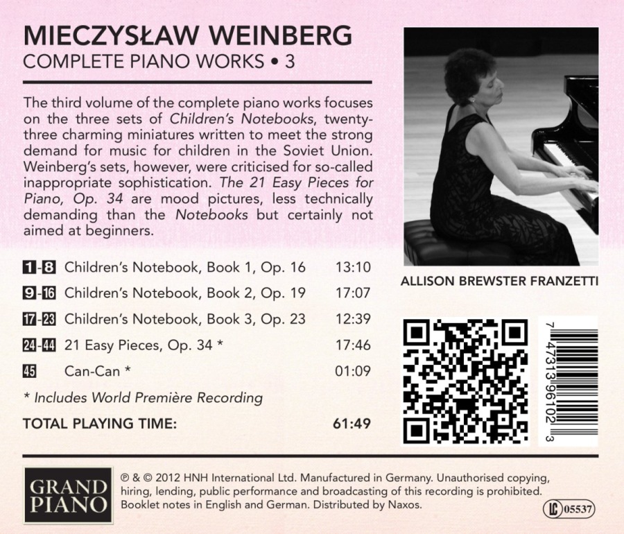 Weinberg: Piano Works Vol. 3 - slide-1
