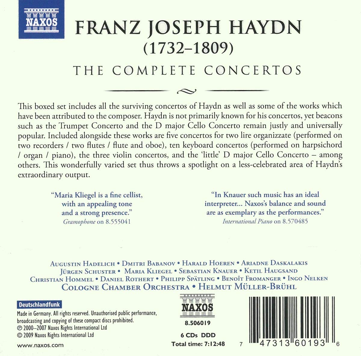 Haydn: Complete Concertos - slide-1