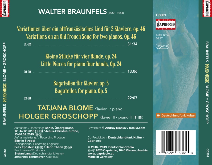 Braunfels: Piano Music - slide-1