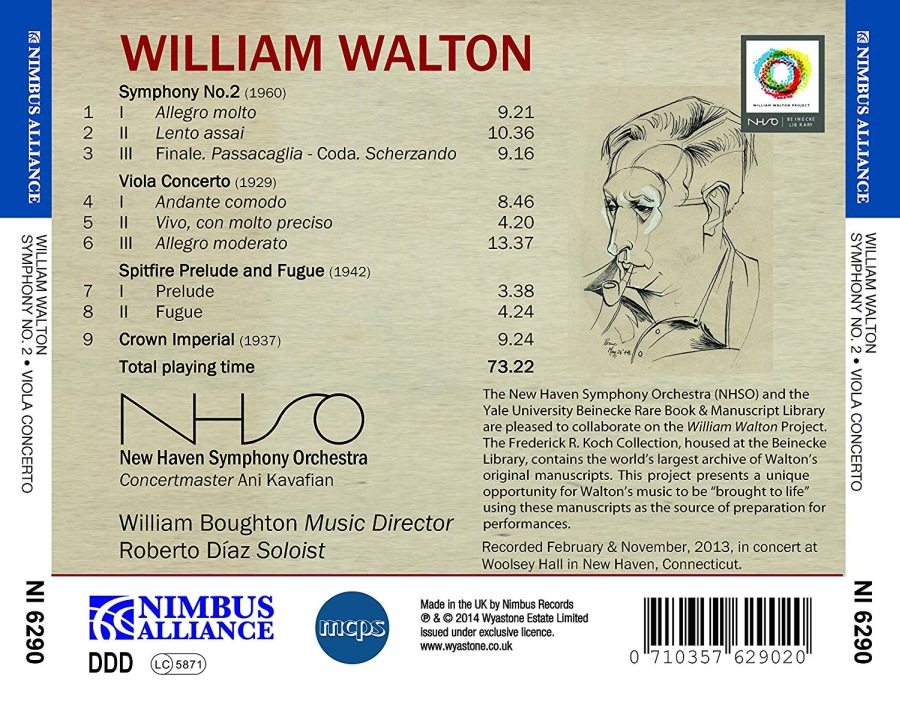 Walton: Symphony No. 2 Viola Concerto - slide-1