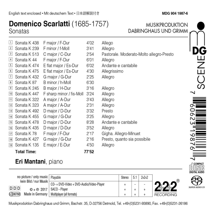 Scarlatti: Sonatas - slide-1