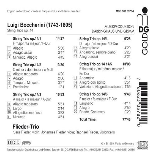 Boccherini: String Trios op. 14 - slide-1