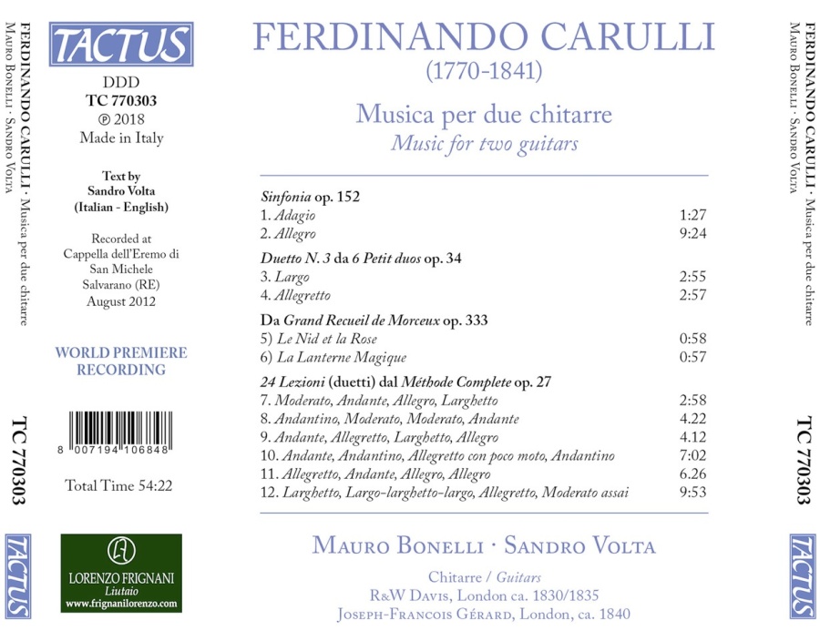 Carulli: Music for two Guitars - slide-1