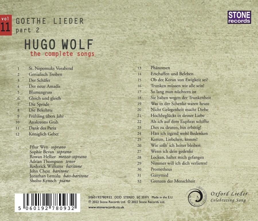 Wolf: Complete songs Vol. 11 - slide-1