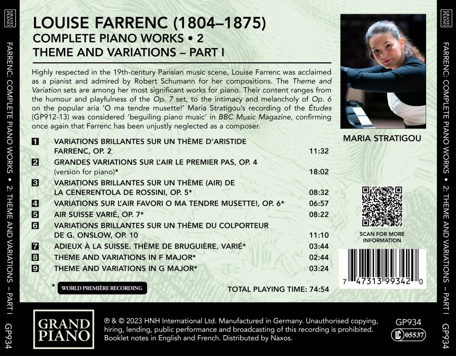 Farrenc: Piano Works Vol. 2 - slide-1