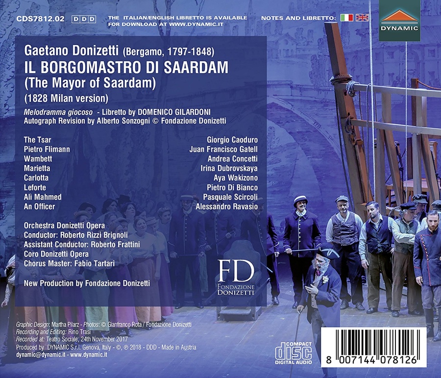 Donizetti: Borgomastro di Saardam - slide-1