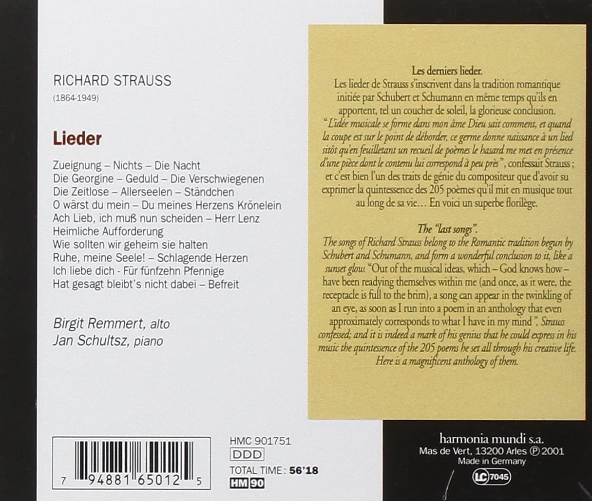 Strauss, R: Lieder - slide-1