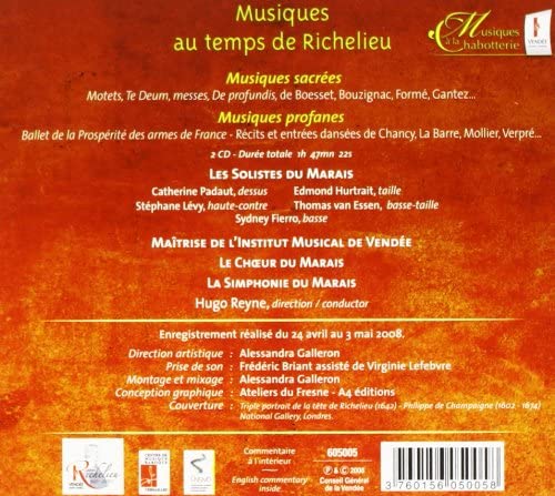 Musiques au temps de Richelieu – Boesset, Bouzignac,La Barre - slide-1