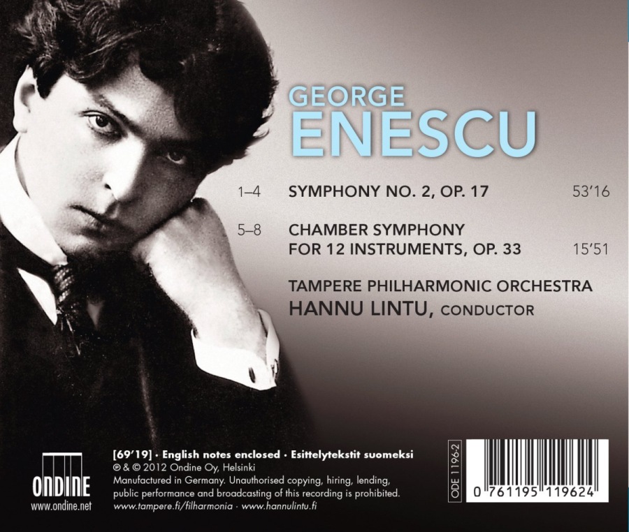Enescu: Symphony No. 2, Chamber Symphony - slide-1