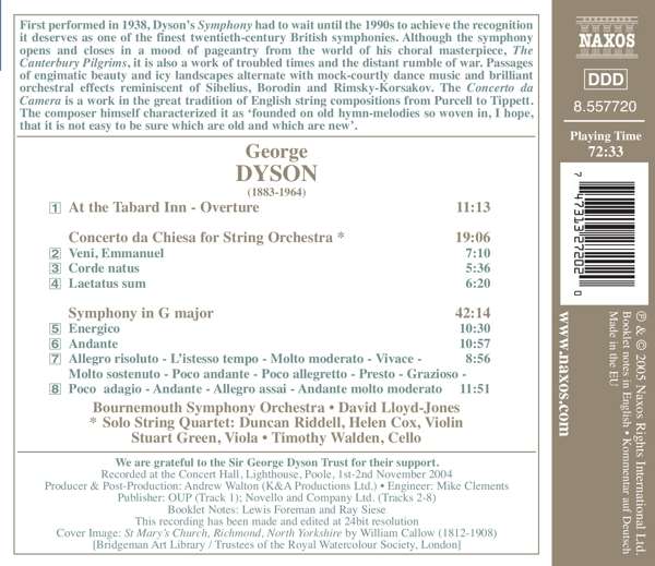 DYSON: Symphony in G Major, Concerto da Chiesa - slide-1