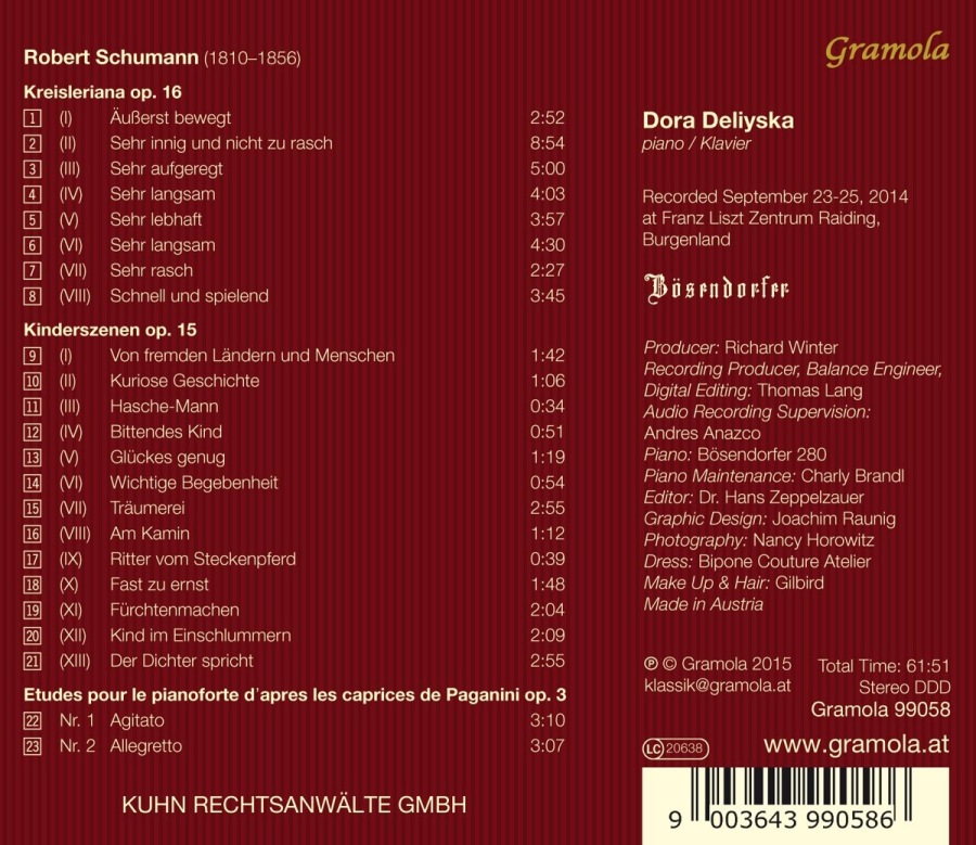 Schumann: Kreisleriana Kinderszenen 2 Etudes - slide-1