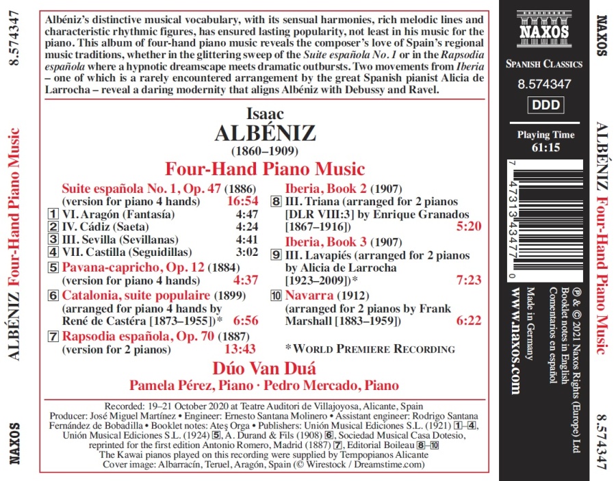 Albéniz: Four-Hand Piano Music - slide-1