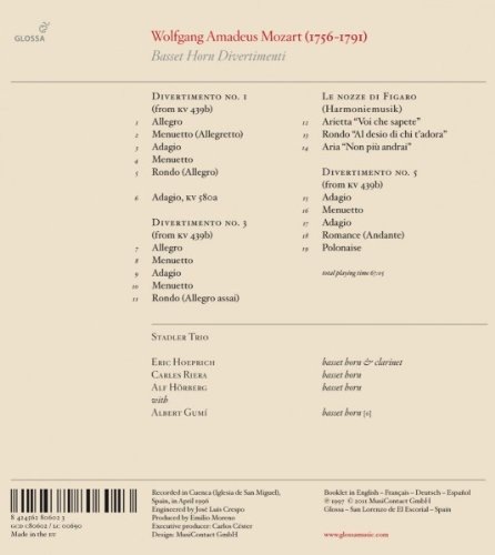 Mozart: Basset Horn Divertimenti - slide-1