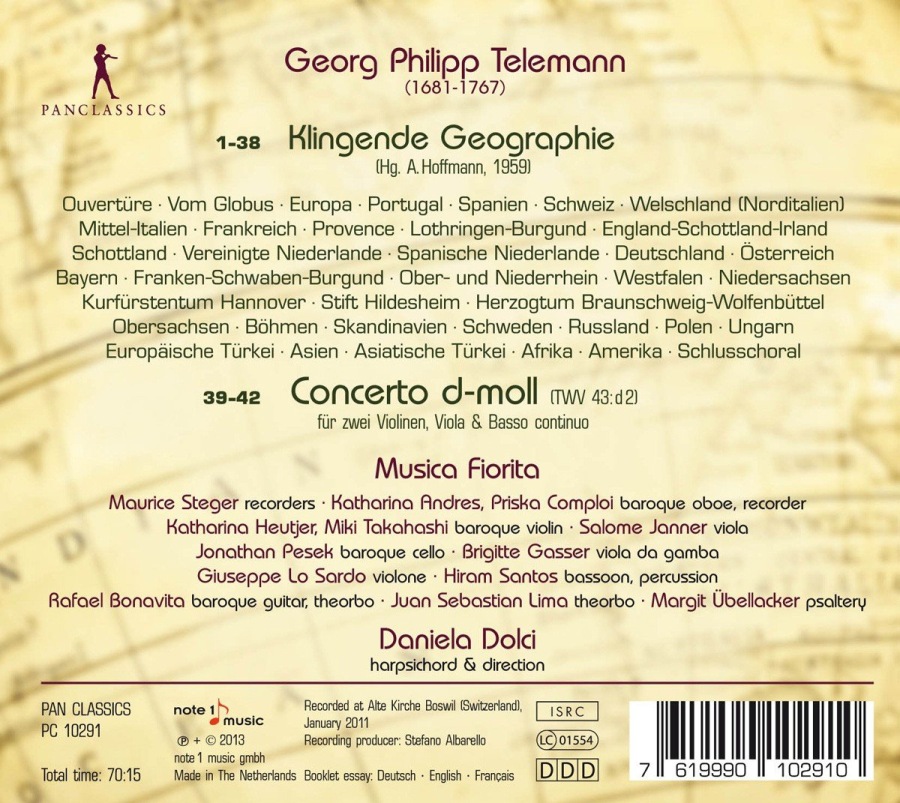 Telemann: Klingende Geographie (Muzyczna geografia) - slide-1