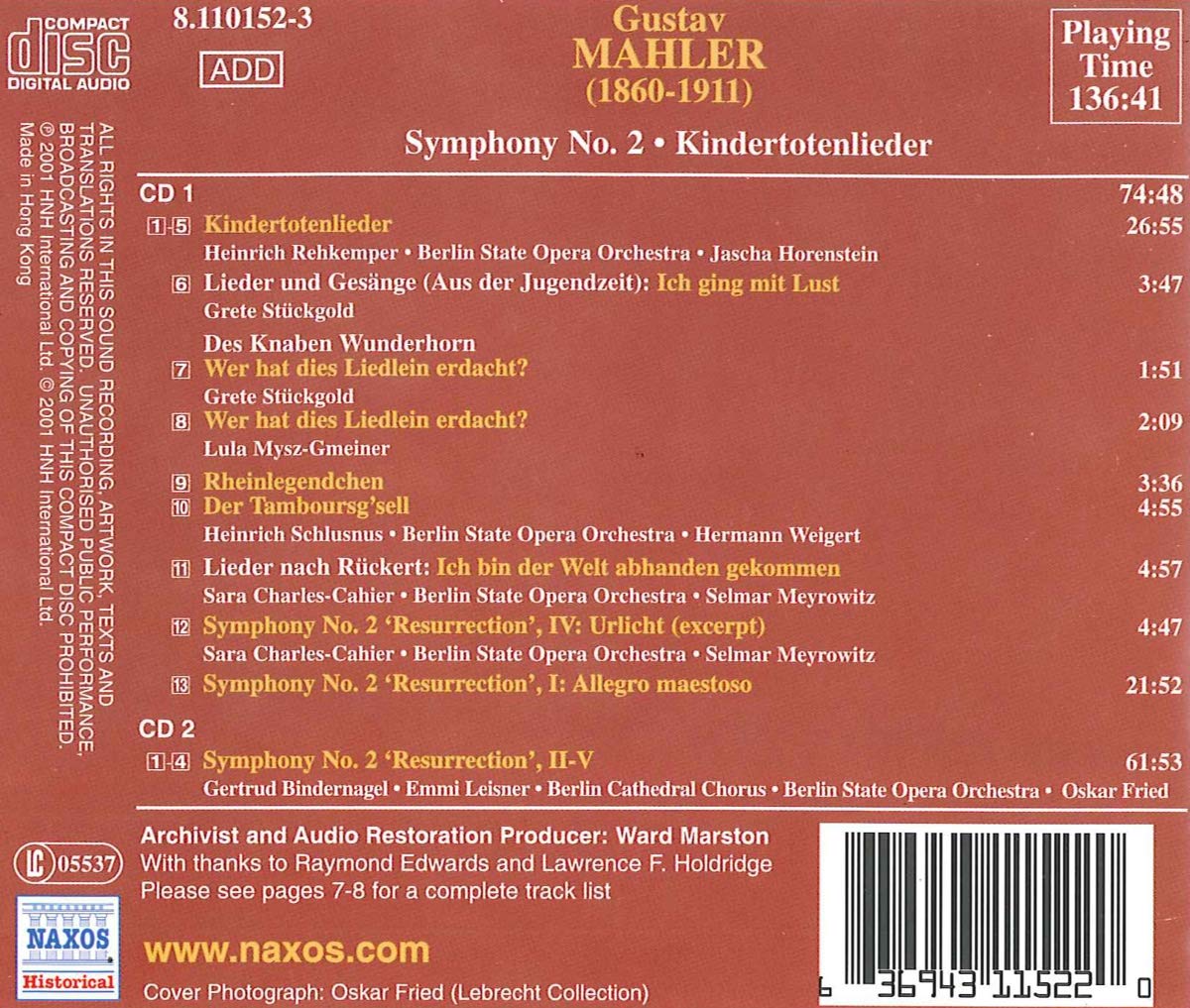 MAHLER: Symphony no. 2 - slide-1