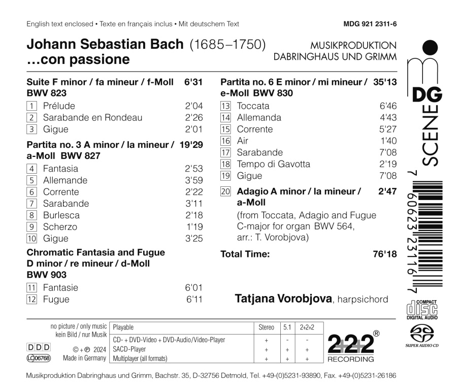 Bach: …con passione - slide-1