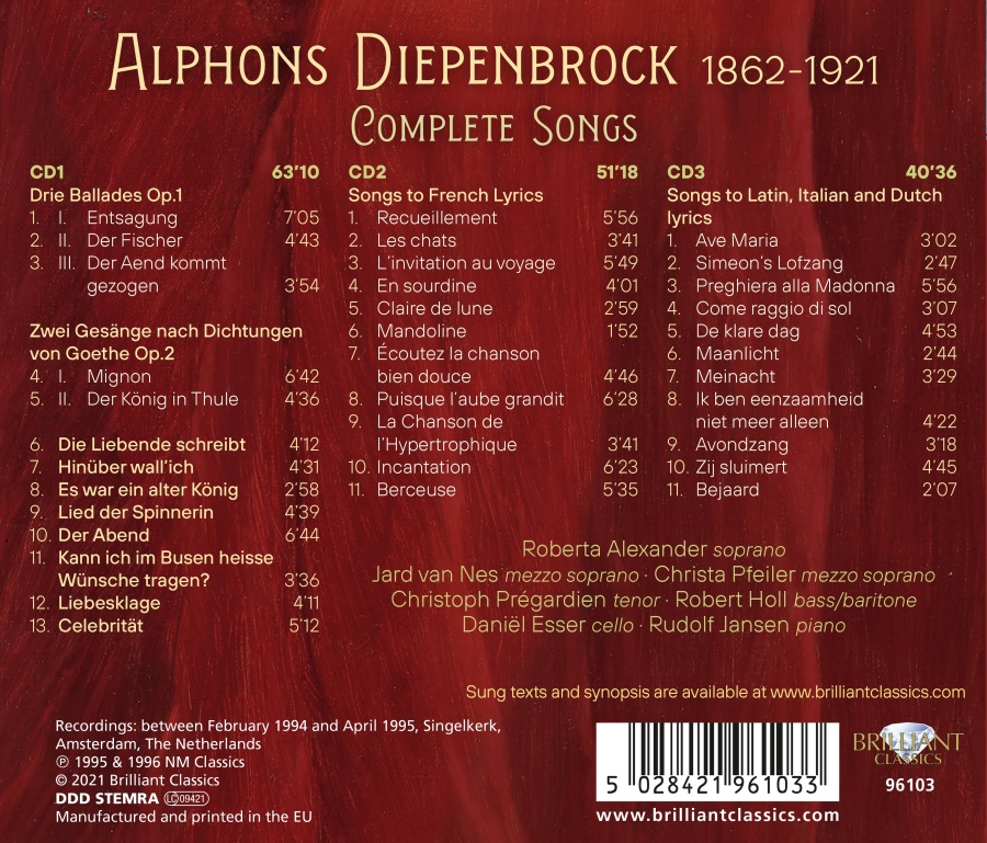 Diepenbrock: Complete Songs - slide-1