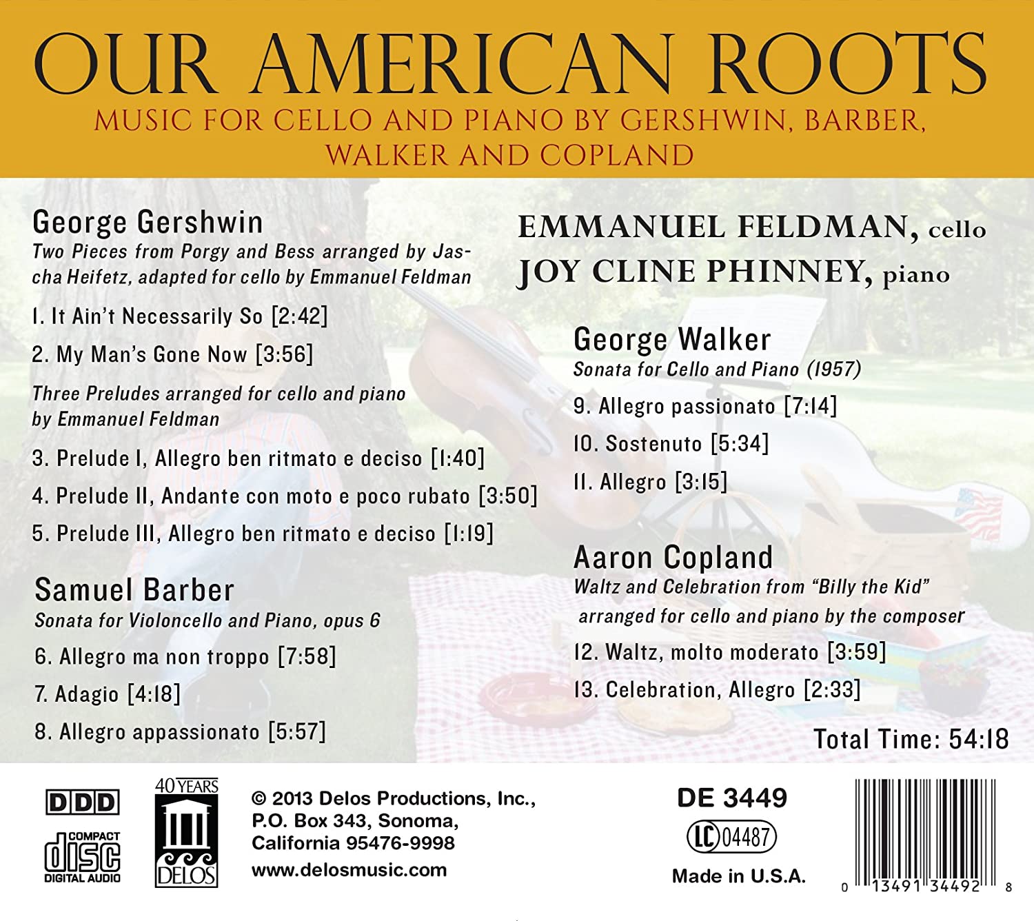 Our American Roots - Gershwin, Barber, Walker, Copland - slide-1