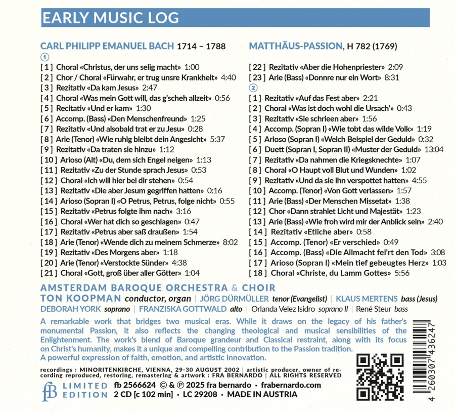 C.P.E. Bach: Matthäus-Passion - slide-1