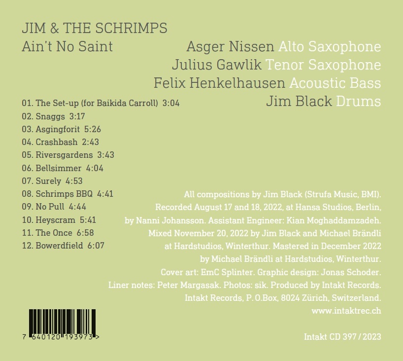 Jim Black & The Schrimps: Ain't No Saint - slide-1