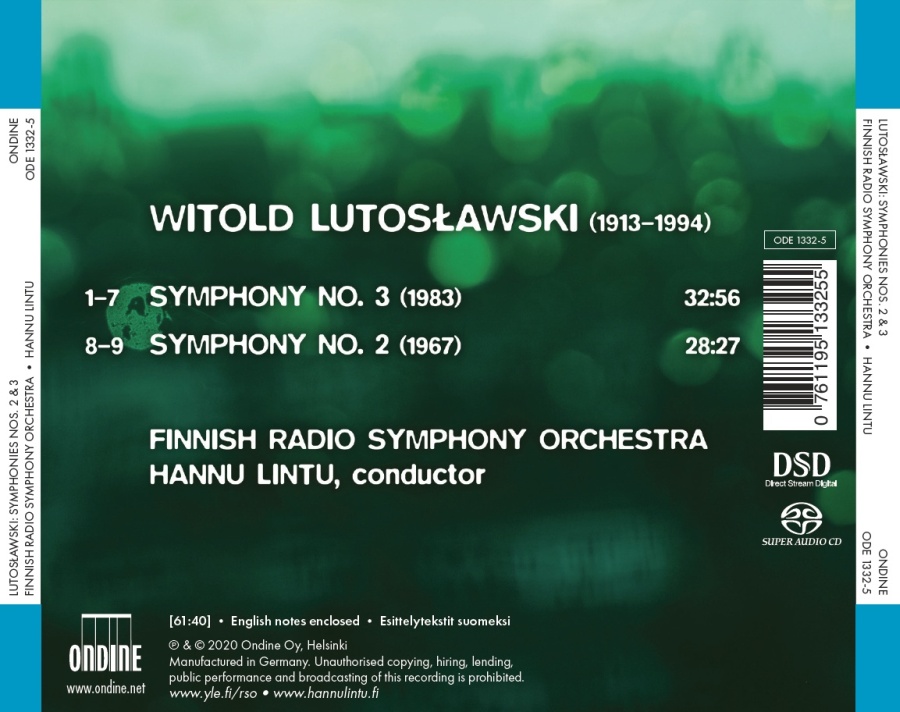Lutosławski: Symphonies Nos. 2 & 3 - slide-1