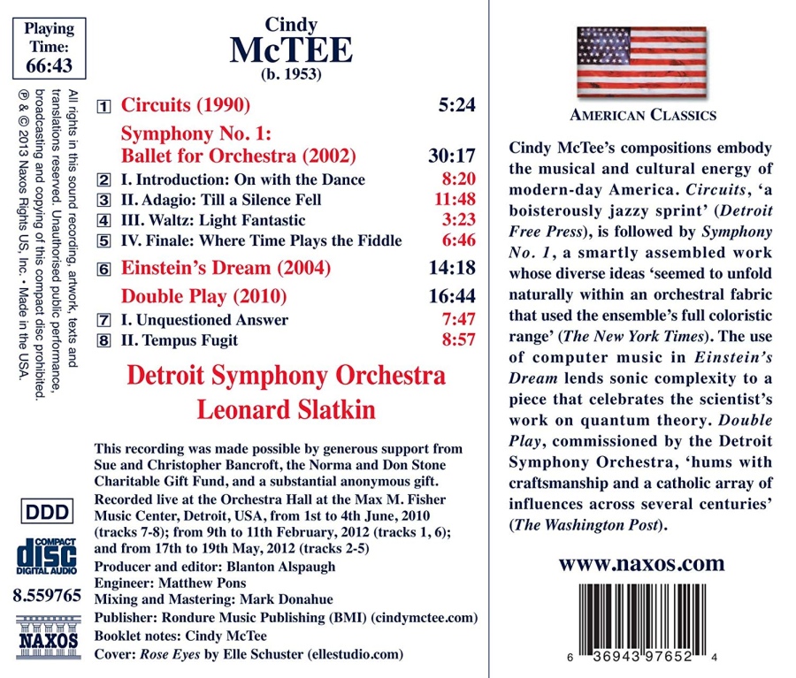 Cindy McTee: Symphony No. 1: Ballet for Orchestra - slide-1