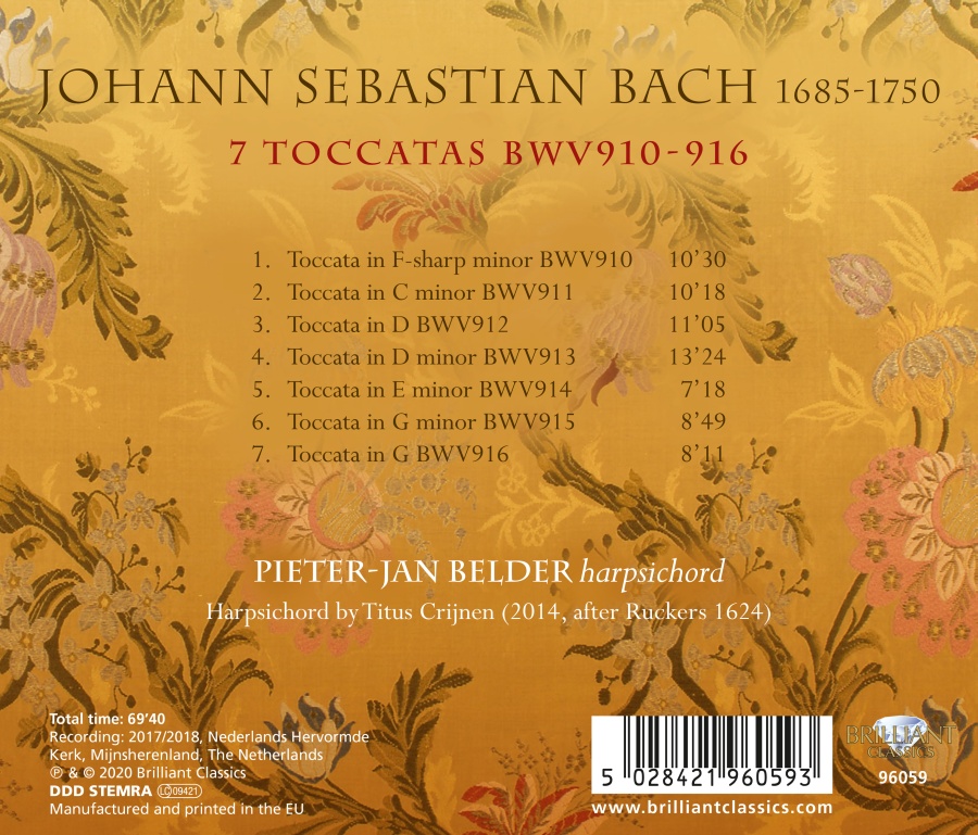 Bach: 7 Toccatas BWV 910-916 - slide-1